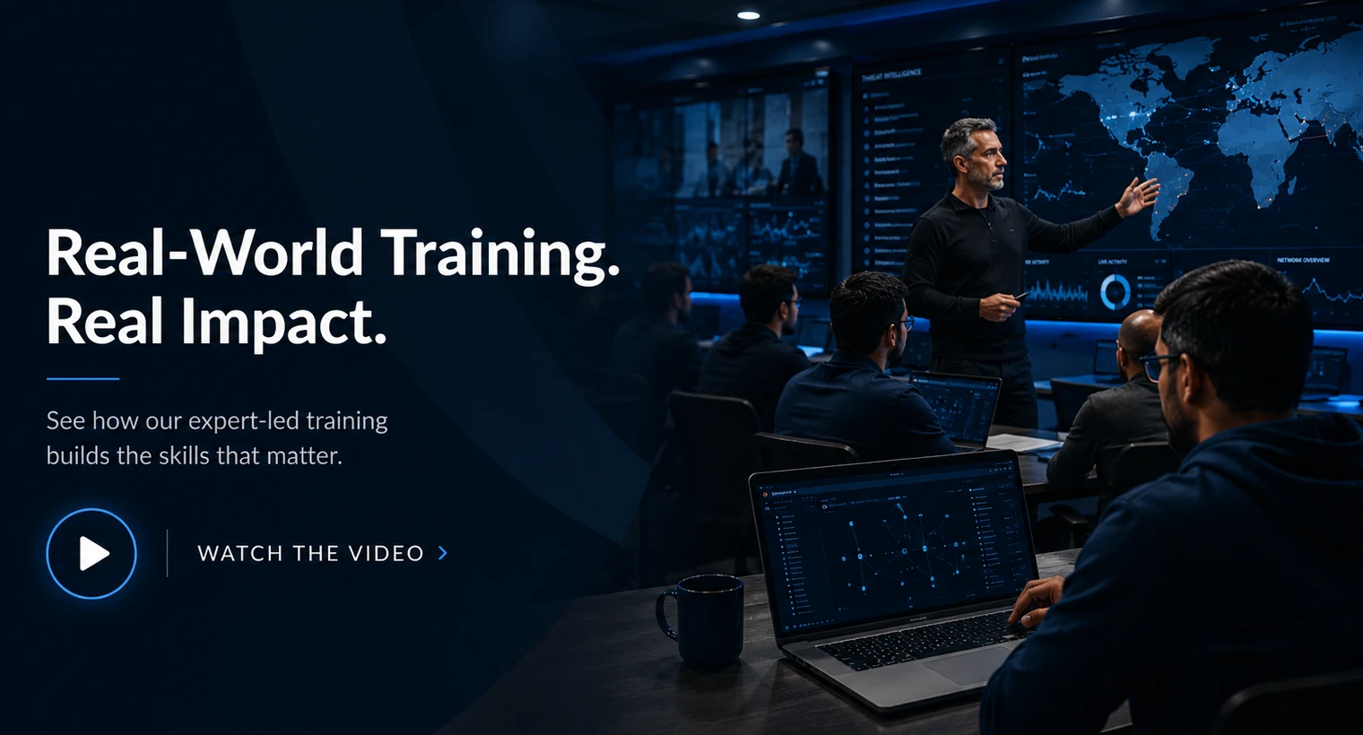 A Consigas Palo Alto Networks cybersecurity training classroom